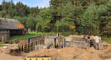 ленточный фундамент с цокольным этажом